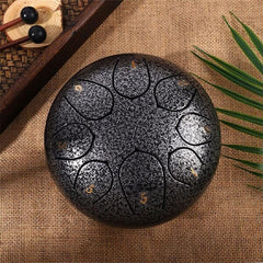 TranquilTones 6" Garden Rain Drum in Matte Black Simple Exclusive