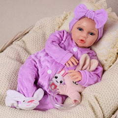 TrueHeart Treasures Dream Weavers Series 3 Weighted Reborn Lifelike Baby Dolls (4lbs) Baby Hannah Simple TrueHeart Treasures