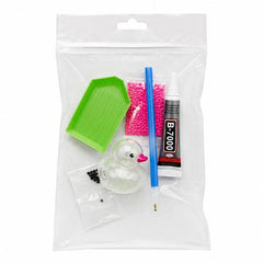 Dazzlify Rhinestone Duck DIY Craft Kit (Color Ships Assorted) Simple Dazzlify