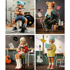 Pop Mart x Peach Riot: Rise Up Series Figurine Blind Box (1pc) Simple Pop Mart