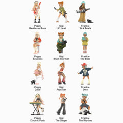 Pop Mart x Peach Riot: Rise Up Series Figurine Blind Box (1pc) Simple Pop Mart