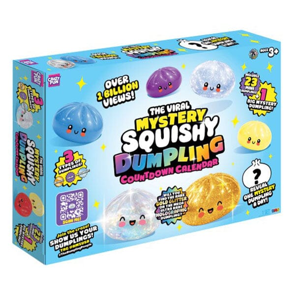 RMS® Mystery Dumpling Bao Bun Fidget Squishy 24-Day Countdown Calendar (24pc) Simple RMS