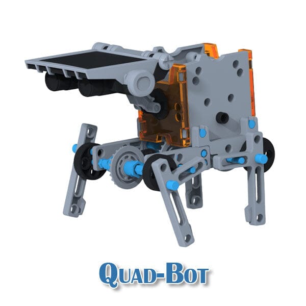 BrainyBotz 13-in-1 DIY Robot Solar-Powered Smart STEM Building & Programming Kit (190pc) Simple Exclusive