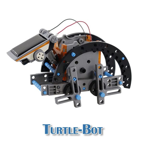 BrainyBotz 13-in-1 DIY Robot Solar-Powered Smart STEM Building & Programming Kit (190pc) Simple Exclusive