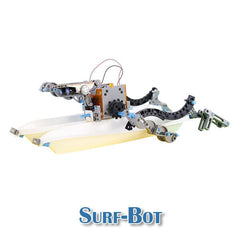 BrainyBotz 13-in-1 DIY Robot Solar-Powered Smart STEM Building & Programming Kit (190pc) Simple Exclusive