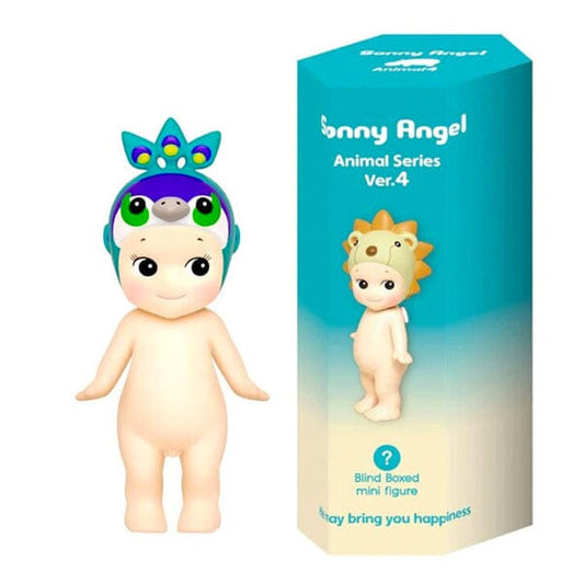Sonny Angels Collectable Mini Cherub Figurines Animal Series 4 Safari Blind Box (1pc) Simple Showcase