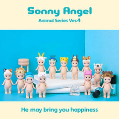 Sonny Angels Collectable Mini Cherub Figurines Animal Series 4 Safari Blind Box (1pc) Simple Showcase