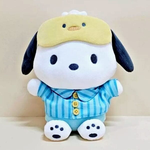 Sanrio Hello Kitty & Friends Pajama Party 10" Pochacco Plush Toy Simple Hello Kitty