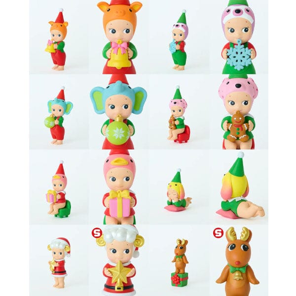Sonny Angel Collectable Mini Cherub Figurines Santa's Little Helper Christmas Series Blind Box (1pc) Simple Sonny Angel