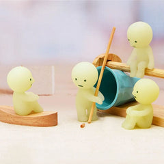 Smiski Series 1 Collectible Glow in the Dark Figurine Blind Box (1pc) Simple Smiski