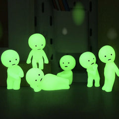 Smiski Series 1 Collectible Glow in the Dark Figurine Blind Box (1pc) Simple Smiski