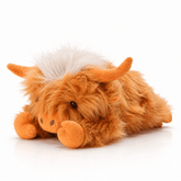 Highland Cow 11" Fluffy Novelty Plush Toy (1pc) Simple Exclusive