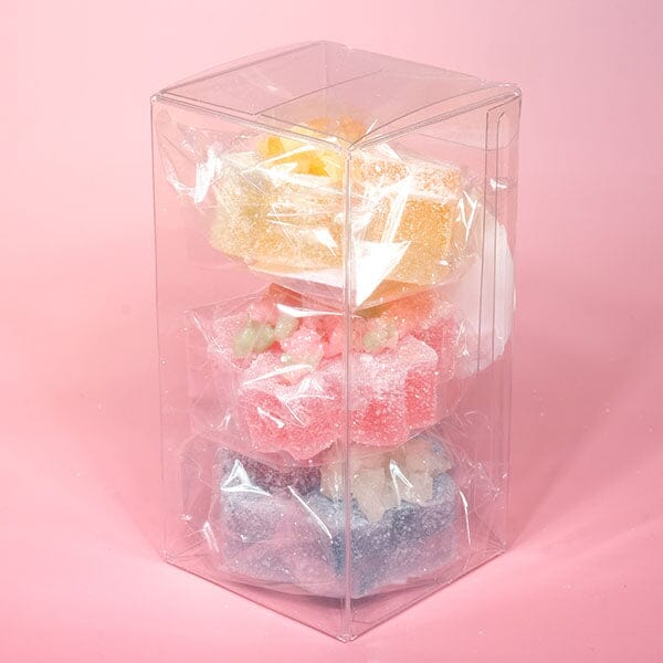 Silky Gem Crystal Candy Sour Fruit Burst Flavor Pack (3pk) Simple Silky Gem