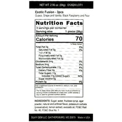 Silky Gem™ Crystal Candy Exotic Fusion Sampler Pack (3pc) Simple Showcase