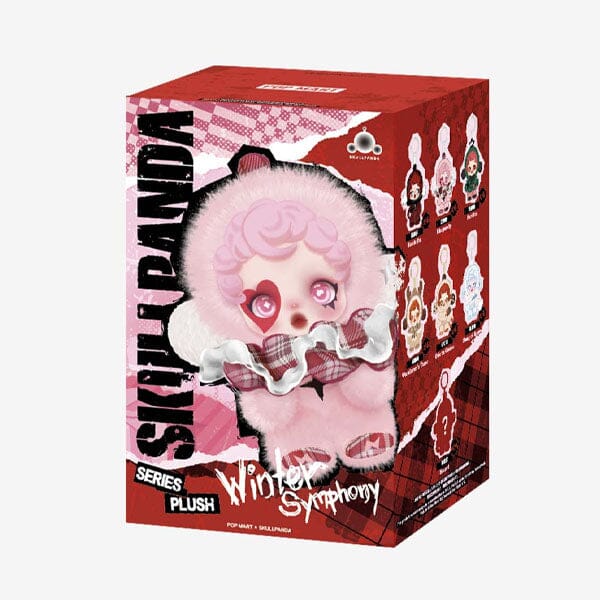 Pop Mart x Skullpanda: Winter Symphony Series Plush Keychain Blind Box (1pc) Simple Pop Mart