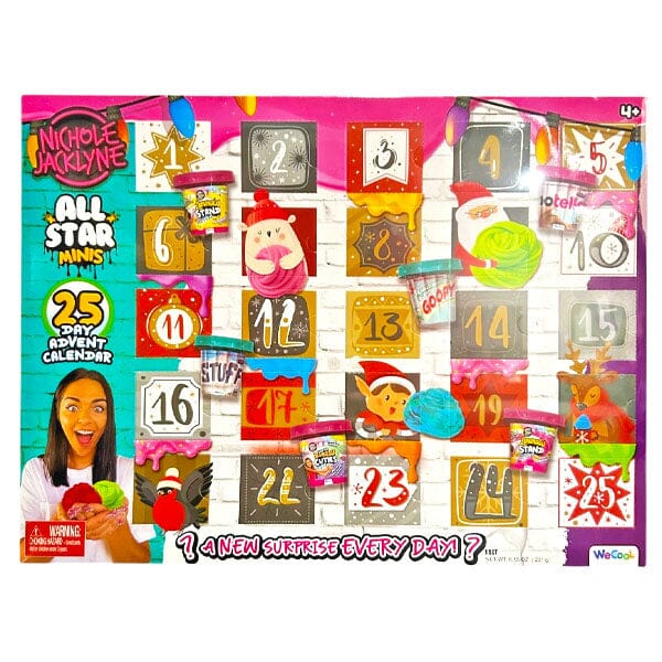 Nichole Jacklyne Slime All Star Minis 25-Day Christmas Countdown Advent Calendar Simple Compound Kings
