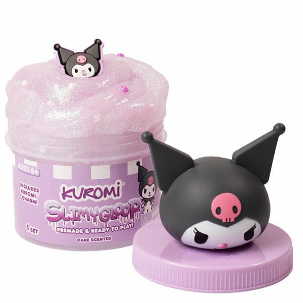 Sanrio Kuromi SlimyGloop Figural Topper Pre-Made & Ready To Play Slime (5.35oz) Simple Hello Kitty