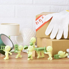 Smiski Moving Series Collectible Glow in the Dark Figurine Blind Box (1pc) Simple Smiski