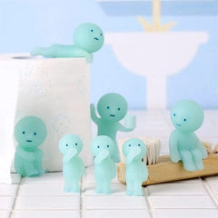 Smiski Toilet Series Collectible Glow in the Dark Figurine Blind Box (1pc) Simple Smiski