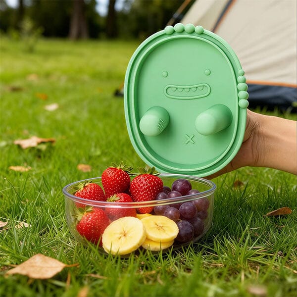 SnaxNub The No-Mess Snack Bowl w/ Silicone Pinchers (250mL Capacity) Color Ships Assorted Simple ProKitchen