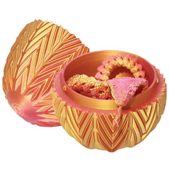 3D Printed Snake Scale Egg Fidget Toy with Egg Included (Multiple Colors) Simple Exclusive