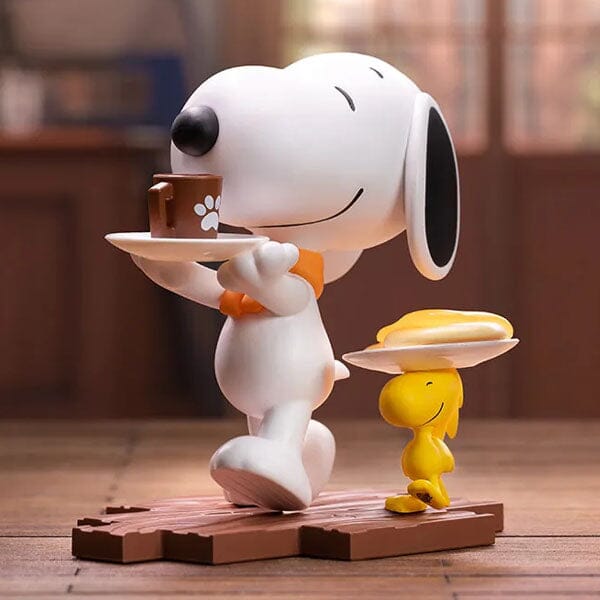 Pop Mart x Peanuts: Snoopy & Woodstock Best Friends Series Figurine Blind Box (1pc) Simple Pop Mart