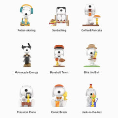 Pop Mart x Peanuts: Snoopy & Woodstock Best Friends Series Figurine Blind Box (1pc) Simple Pop Mart