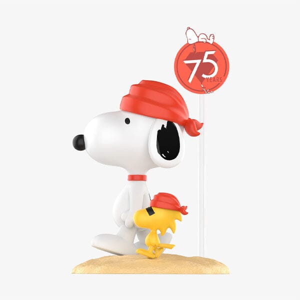 Pop Mart x Peanuts 75th Anniversary: Snoopy Comic Life Series Figurine Blind Box (1pc) Simple Pop Mart