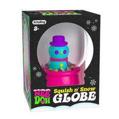 Nee Doh Snow Globe Squishy Fidget Stress Ball Toy (1pc) Style Ships Assorted Simple Nee Doh