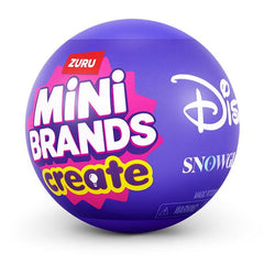 ZURU Mini Brands Create: Disney Snow Globes Series 1 DIY Collectible Capsule Simple ZURU