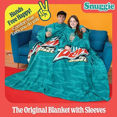 Snuggie® The Original Wearable Blanket Fleece Mountain Dew Baja Blast Simple Snuggie