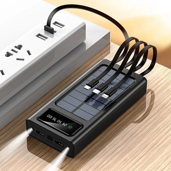 GearWaves: Solar Power Bank Charger Simple Showcase