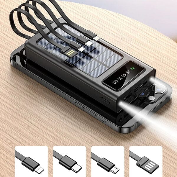 GearWaves: Solar Power Bank Charger Simple Showcase