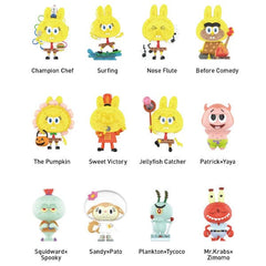 Pop Mart x THE MONSTERS: Spongebob Series Figurine Blind Box (1pc) Simple Pop Mart
