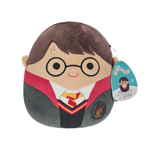 Squishmallows Super Soft Plush Toys 8" Harry Potter Squad - Harry in Hogwarts Uniform Simple Squishmallows