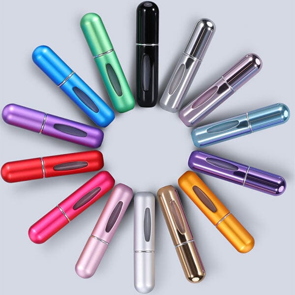 SpritzPod Portable Refillable Fragrance Atomizer 5mL Capacity (Assorted Colors) Simple Showcase