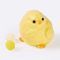 SqueezeSquad Taba Deluxe Premium Silicone Squishy Fidget Toy - Fuzzy Chick Simple SqueezeSquad