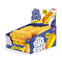 The Big Squij Slow-Rise Squishy Fidget Toy (1pc) Hot Dog Simple The Big Squij
