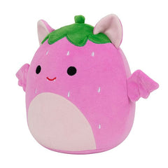 Squishmallows Super Soft Plush Toys 7.5" Brigitte Marie the Pink Strawberry Bat Simple Squishmallows