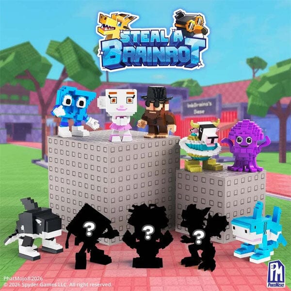 Steal a Brainrot Roblox Mystery Figurine Blind Bag (1pc) Includes DLC Code Simple Roblox