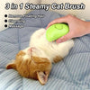 SteamyTails: Silicone Steam Grooming Brush For Cats & Dogs