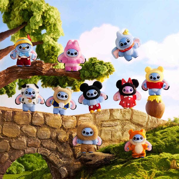 Pop Mart x Disney: Stitch Adventure Series Plush Keychain Blind Box (1pc) Simple Pop Mart
