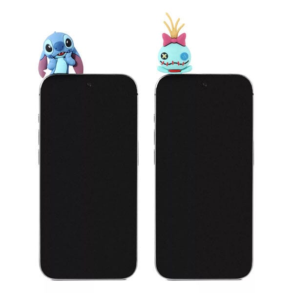 Disney's Lilo & Stitch Stick-On Phone Buddy Phone Hugging Figurines (2pk) Stitch & Scrump Simple Disney