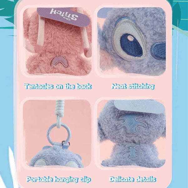 52TOYS x Disney: Stitch Mood Series Plush Keychain Blind Box (1pc) Simple 52TOYS