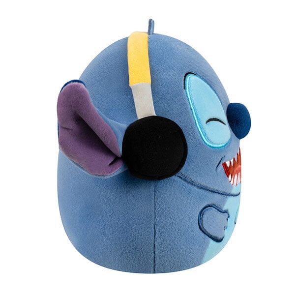 Squishmallows Super Soft Plush Toys 10" Disney's Stitch Wearing Headphones Simple Squishmallows