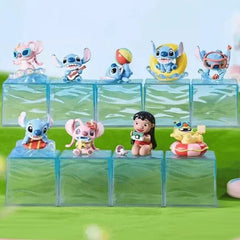 MINISO x Disney: Stitch Summer Party Series Collectible Figurine Blind Box (1pc) Simple MINISO