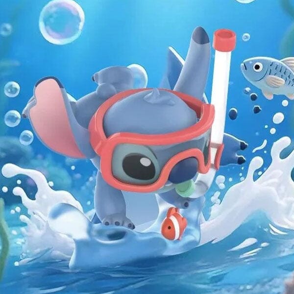 MINISO x Disney: Stitch Summer Party Series Collectible Figurine Blind Box (1pc) Simple MINISO