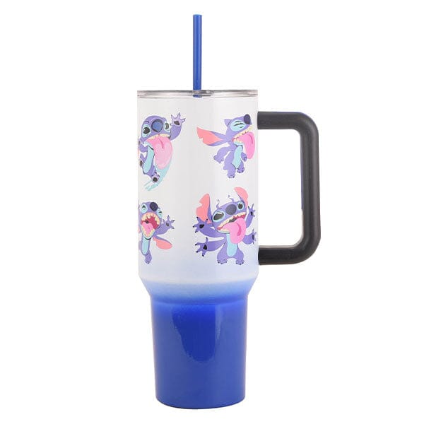 Disney's Lilo & Stitch 40oz Ultimate Insulated Stainless Steel Drink Tumbler (1pc) Includes Straw Simple Bioworld