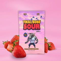 Final Boss Sour Dried Berry Candy (30g) Level 1 Strawberries Simple Final Boss Sour