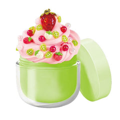 LIT Slime DIY Scented Slime Kit with Charms (1 Jar) Strawberry Blossom Simple LIT Slime